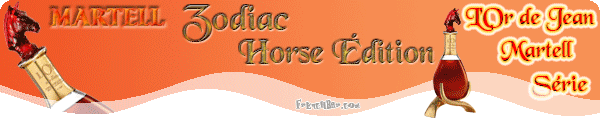 MARTELL Zodiac L'Or de Jean Martell Horse Édition 