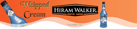 HIRAM WALKER Whipped Cream   