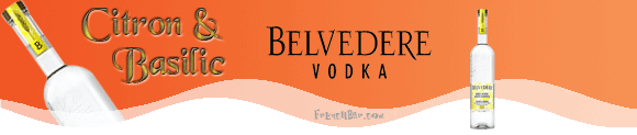 BELVEDERE Citron Organic Infusions & Basilic