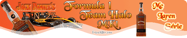 JACK DANIEL'S N°27 Mc Laren Formula 1 Team Halo MK1
