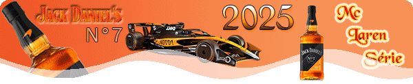 JACK DANIEL'S N°7 Mc Laren 2025 