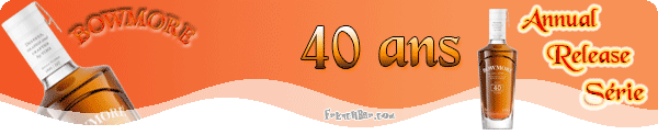 BOWMORE 40 ans Annual Release