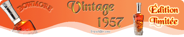 BOWMORE 1957 Vintage  