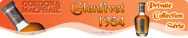 GORDON & MACPHAIL Glenlivet Private Collection 1954 