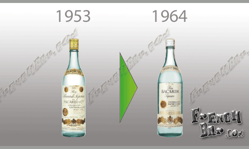 BACARDI Superior New design 1964