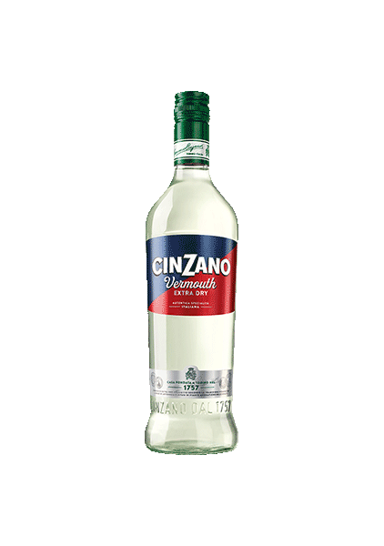 bouteille alcool  CINZANO  Extra-Dry  