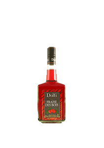 bouteille alcool DOLFI Fraises des Bois Design 1975