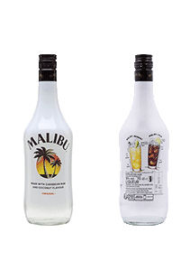 bouteille alcool MALIBU Coco New Design 2020