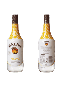 bouteille alcool MALIBU Pineapple New Design 2013