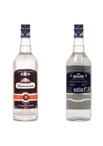 bouteille alcool Damoiseau Blanc 55°
