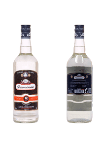 bouteille alcool DAMOISEAU Blanc