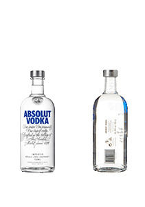 bouteille alcool Absolut Blue New Design 2015
