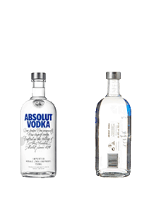 bouteille alcool ABSOLUT Blue New Design 2015