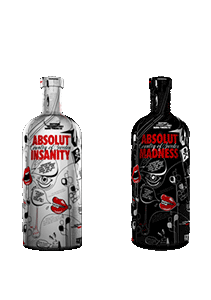 bouteille alcool Absolut Insanity & Madness