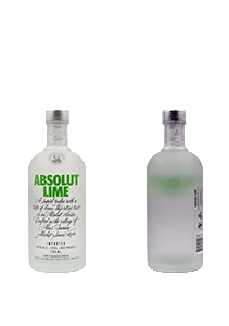 bouteille alcool Absolut Lime Design 2017