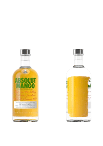 bouteille alcool Absolut Mango New Design 2021