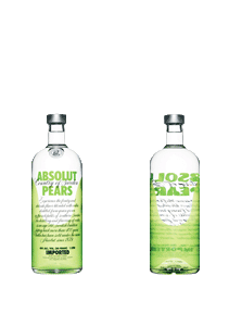 bouteille alcool Absolut Pears Design 2007