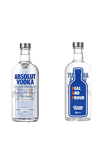 bouteille alcool ABSOLUT Rap