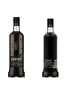 bouteille alcool Eristoff Black