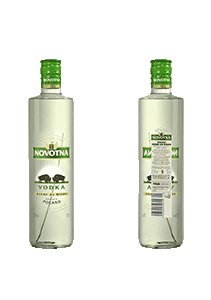 bouteille alcool NOVOTNA Herbe de Bison