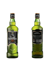 bouteille alcool Clan Campbell Original