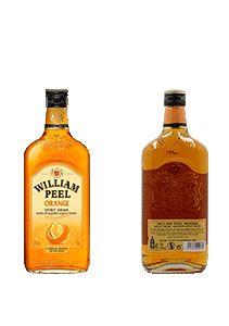 bouteille alcool WILLIAM PEEL Orange