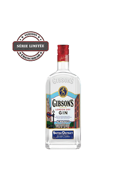 bouteille alcool  GIBSON'S British District   
