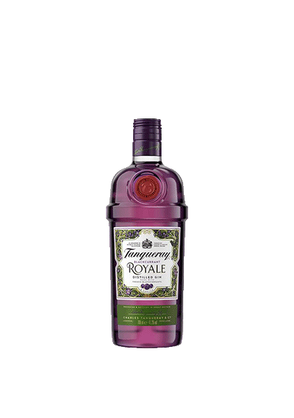 bouteille alcool  TANQUERAY  Blackcurrant Royale 