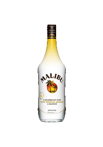bouteille alcool Malibu Banana