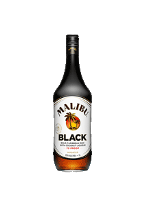 bouteille alcool Malibu Black