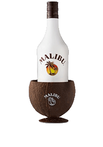 bouteille alcool MALIBU Cup