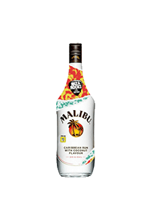 bouteille alcool Malibu Ibiza Rock