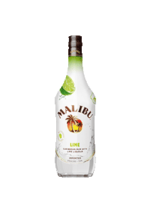 bouteille alcool Malibu Lime