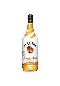 bouteille alcool Malibu Orange Float