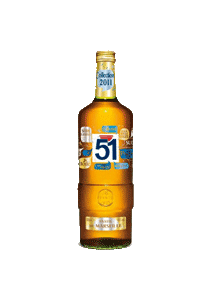 bouteille alcool PASTIS 51 La Bavarde