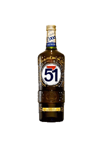 bouteille alcool Pastis 51 Mots