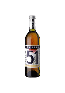 bouteille alcool Pastis 51 Original New Design 1999