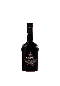 bouteille alcool Croft Rouge