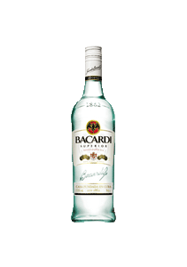 bouteille alcool Bacardi Superior New design 2004