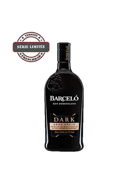 bouteille alcool  BARCELÓ Dark Gran Añejo 