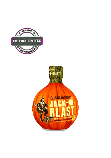 bouteille alcool  CAPTAIN MORGAN  Jack-O’Blast  