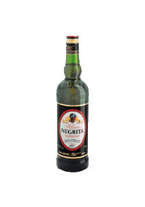 bouteille alcool NEGRITA Ambré