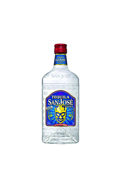 bouteille alcool  SAN JOSÉ Lucha Libre Silver  