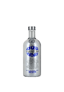 bouteille alcool Absolut Chrome
