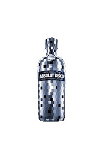bouteille alcool ABSOLUT Disco