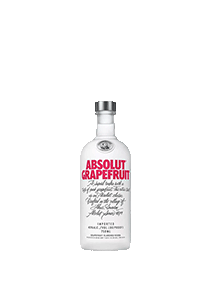 bouteille alcool Absolut Grapefruit Design 2018