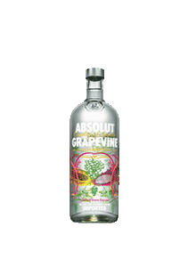 bouteille alcool Absolut Gräpevine