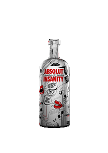 bouteille alcool Absolut Insanity