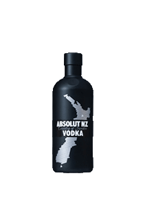 bouteille alcool Absolut New Zeland