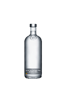 bouteille alcool Absolut No Label